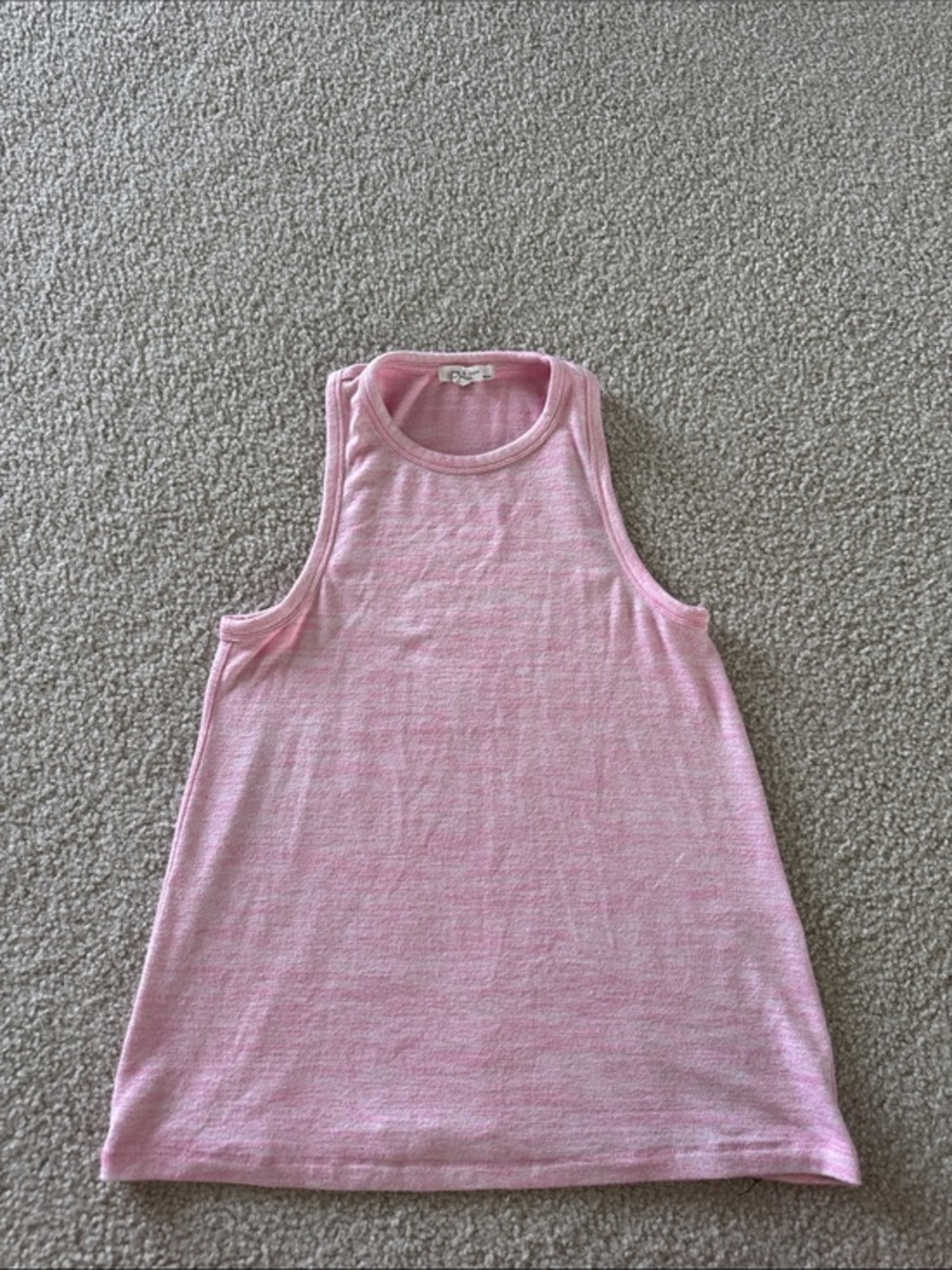 rag & bone Pink Ribbed Sleeveless Tank - Picture 1 of 5